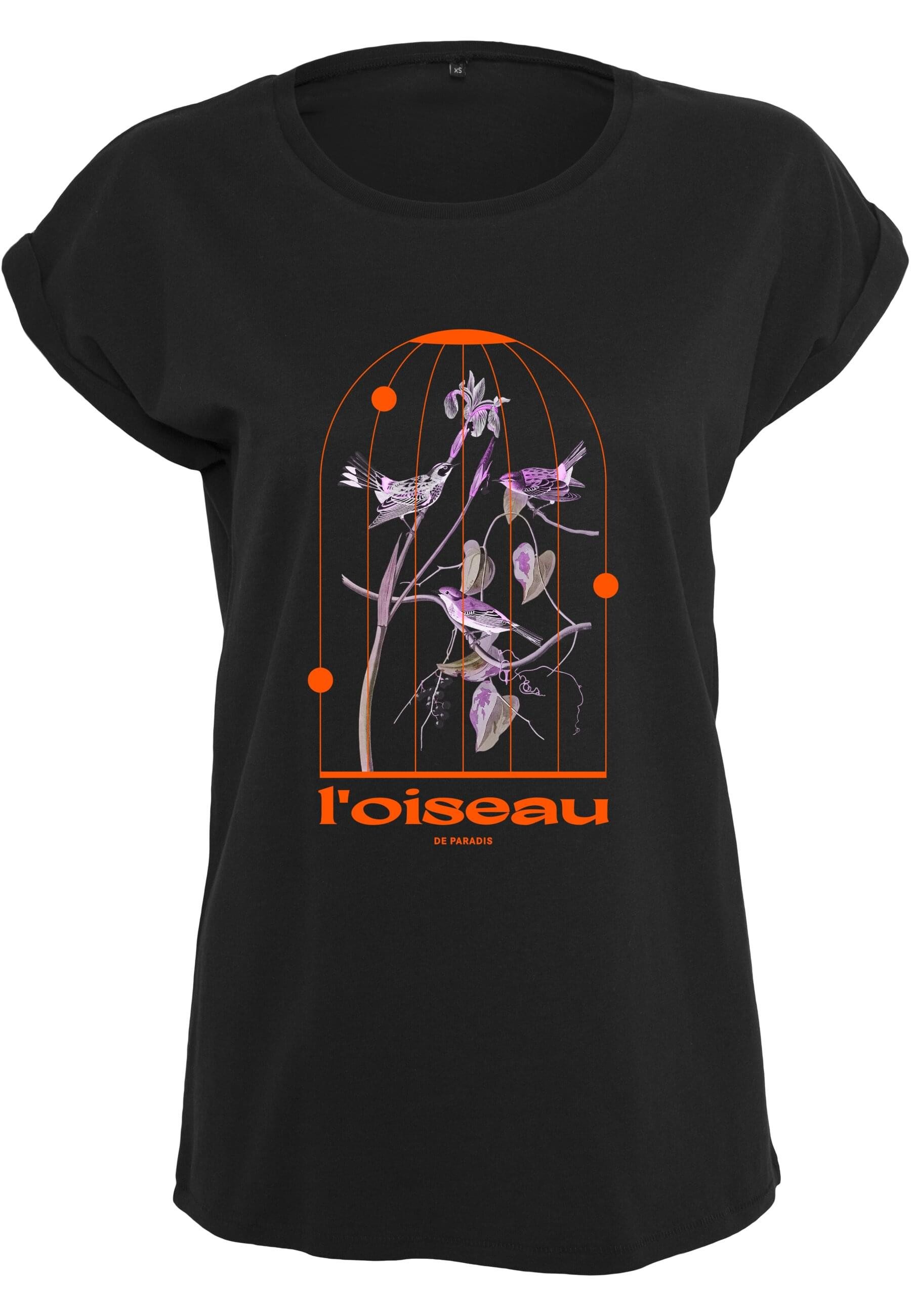 MisterTee Kurzarmshirt MisterTee Damen Ladies L´oiseau günstig online kaufen