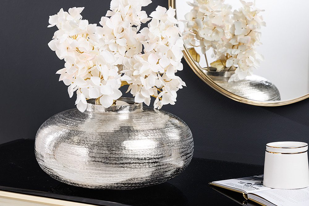 riess-ambiente Tischvase ABSTRACT ORIENT Ø35cm silber (Einzelartikel, 1 St) günstig online kaufen
