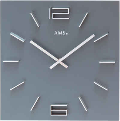 AMS Wanduhr W9594