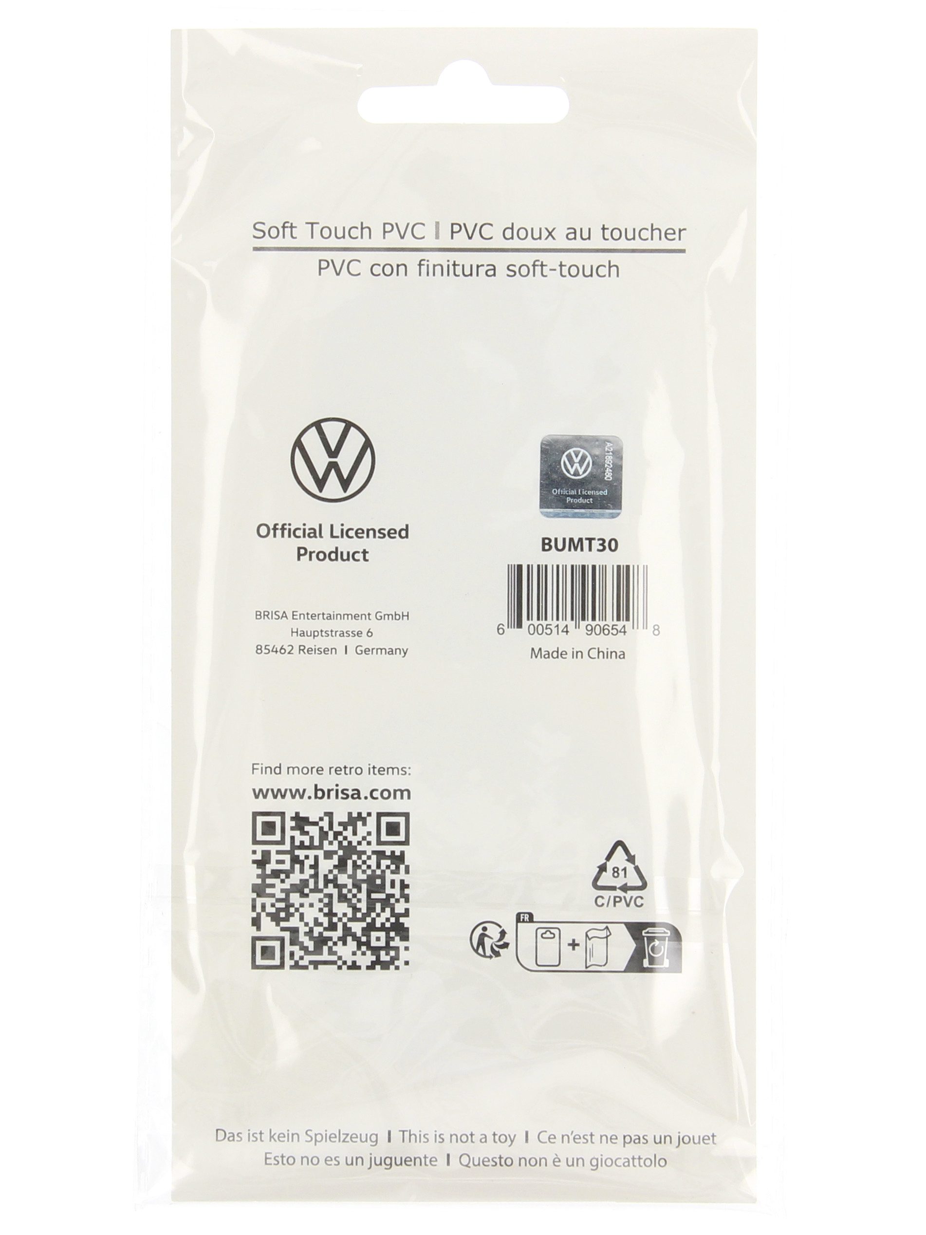 VW Collection by BRISA Magnet Volkswagen Softmagnet mit VW Logo & Wolfsburg Wappen im 2er Set (2 Magnete 1x VW Logo & 1x Wolfsburg Wappen) – Bild 5 von 5