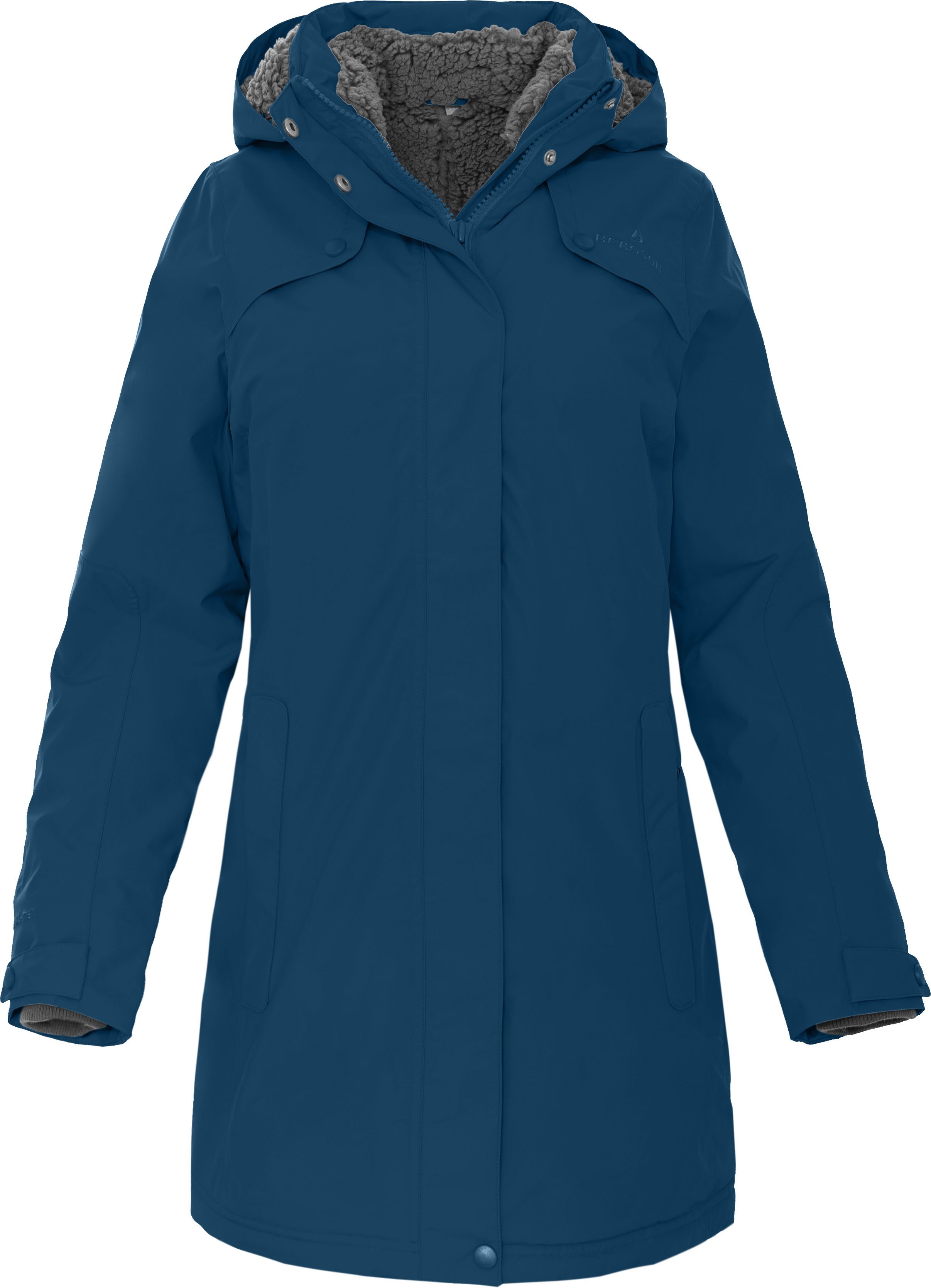 Bergson Winterjacke TORNIO Damen Wintermantel, Teddy Futter, warm wattiert, 20000 mm Wassersäule