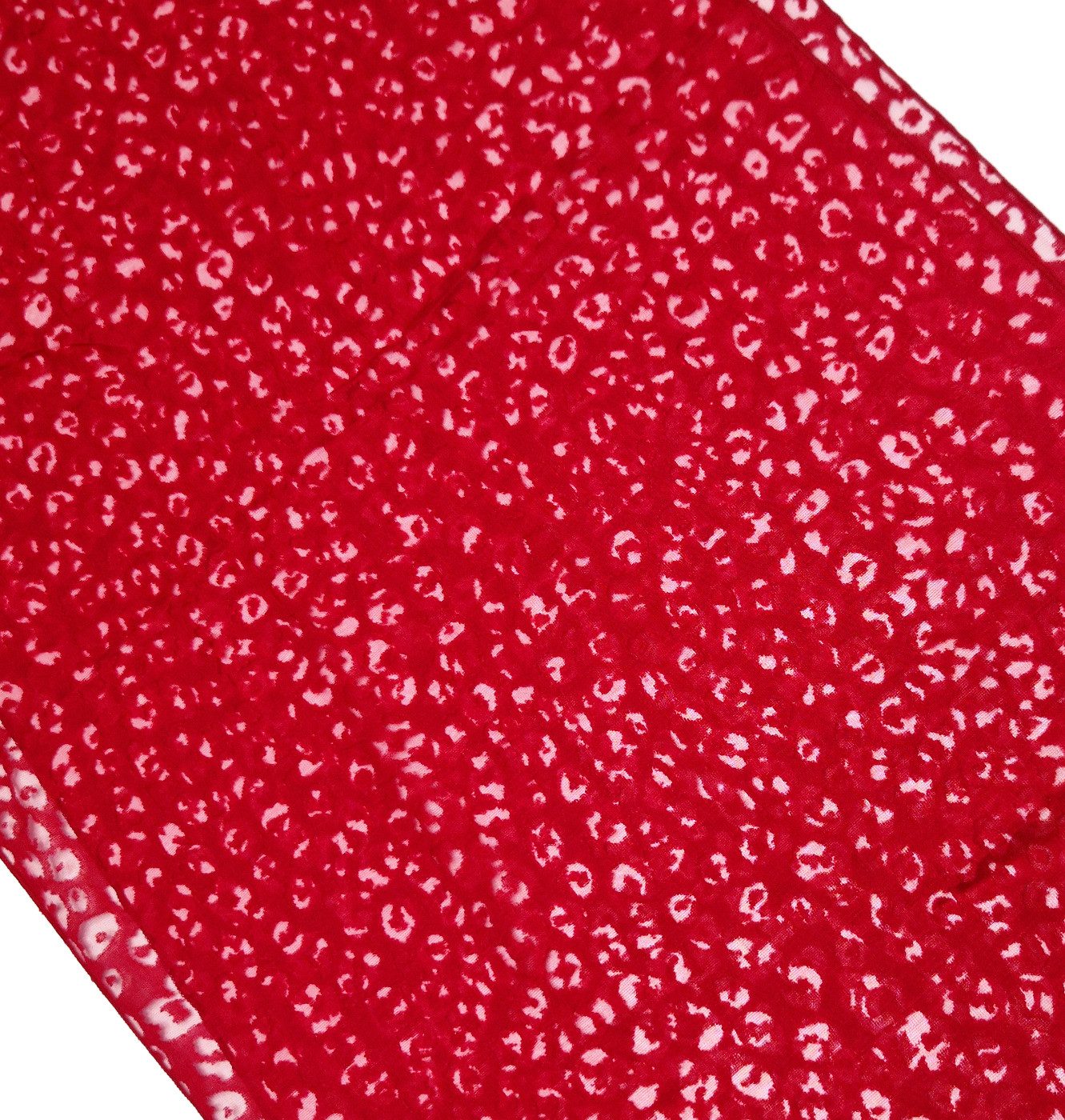 dy_mode Halstuch Damen Schal Leo Muster Leichtes Halstuch Weicher Frühlingsschal, transparente Stellen, Ausbrenner-Optik, In Unifarben – Bild 4 von 4