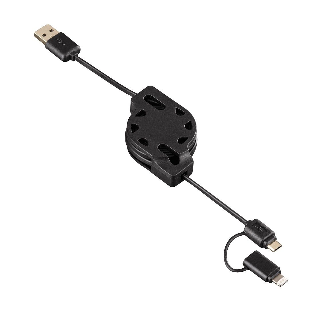 Hama Micro USB Kabel mit Lightning Adapter, 2in1 Micro USB »Stecker ...