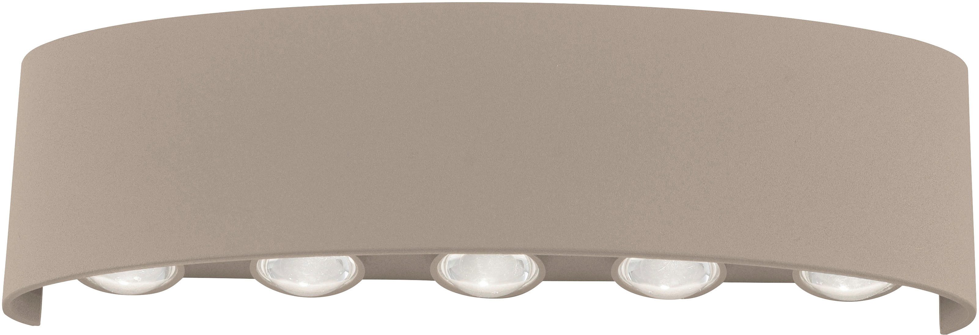 Paul Neuhaus LED Wandleuchte CARLO, LED fest integriert, Warmweiß, IP54, Für Innen und Außen, Lichtstrahl nach oben und unten