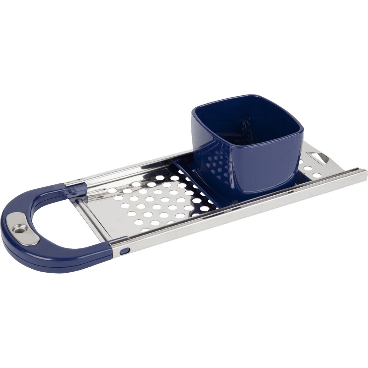 EUROHOME Spätzlehobel Edelstahl Spätzlereibe ohne Nase für Knöpfle mit Kunststoffgriff, Edelstahl, (1-St., Spätzlehobel 33 x 11 x 6,3 cm), Spätzlepresse runde Löcher - Reibe mit Trichter