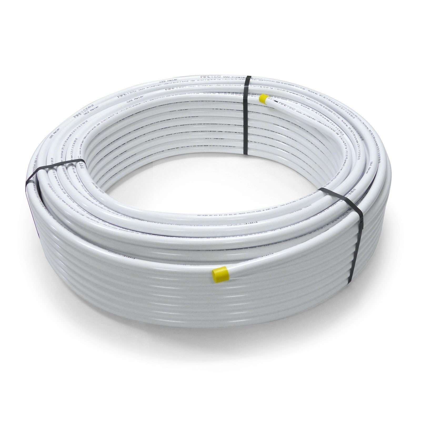 PipeTec Deutschland Alu-Verbundrohr Aluverbundrohr 20x2 mm 10m weiß Mehrschichtverbundrohr