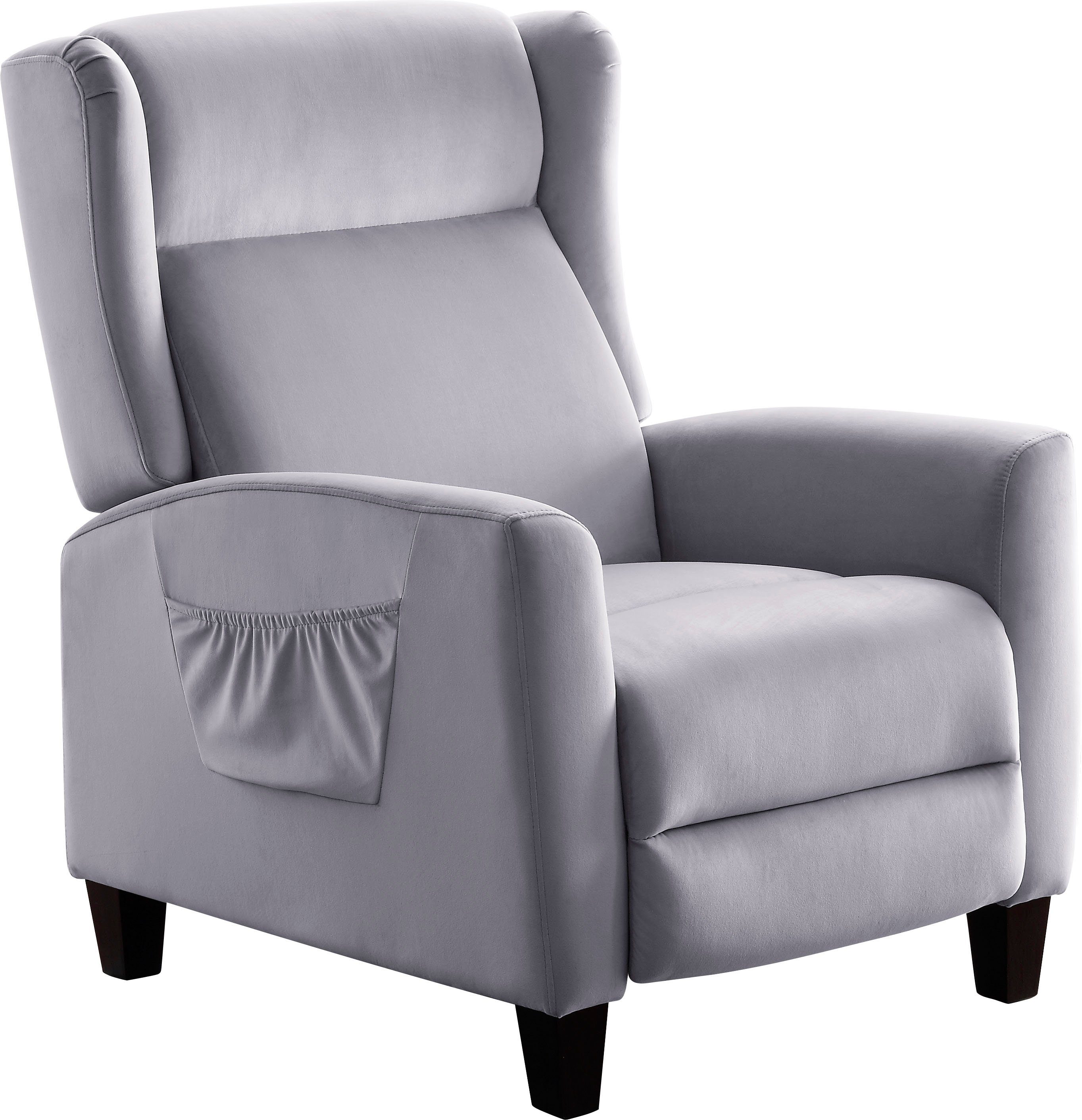 ATLANTIC home collection TV-Sessel, klassischer Крісла mit Relaxfunktion und praktischer Seitentasche