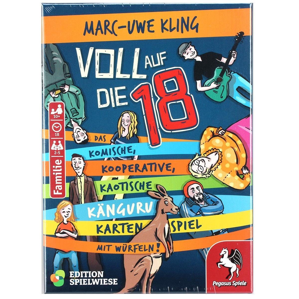 Spiel Voll auf die 18 – Das Känguru-Kartenspiel