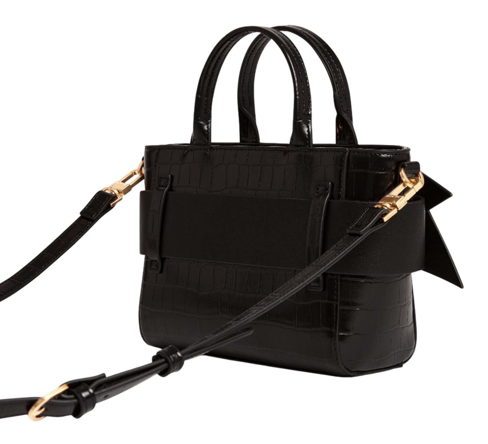 Ted Baker Handtasche Croc Effect Mini Knot Bow Bag günstig online kaufen