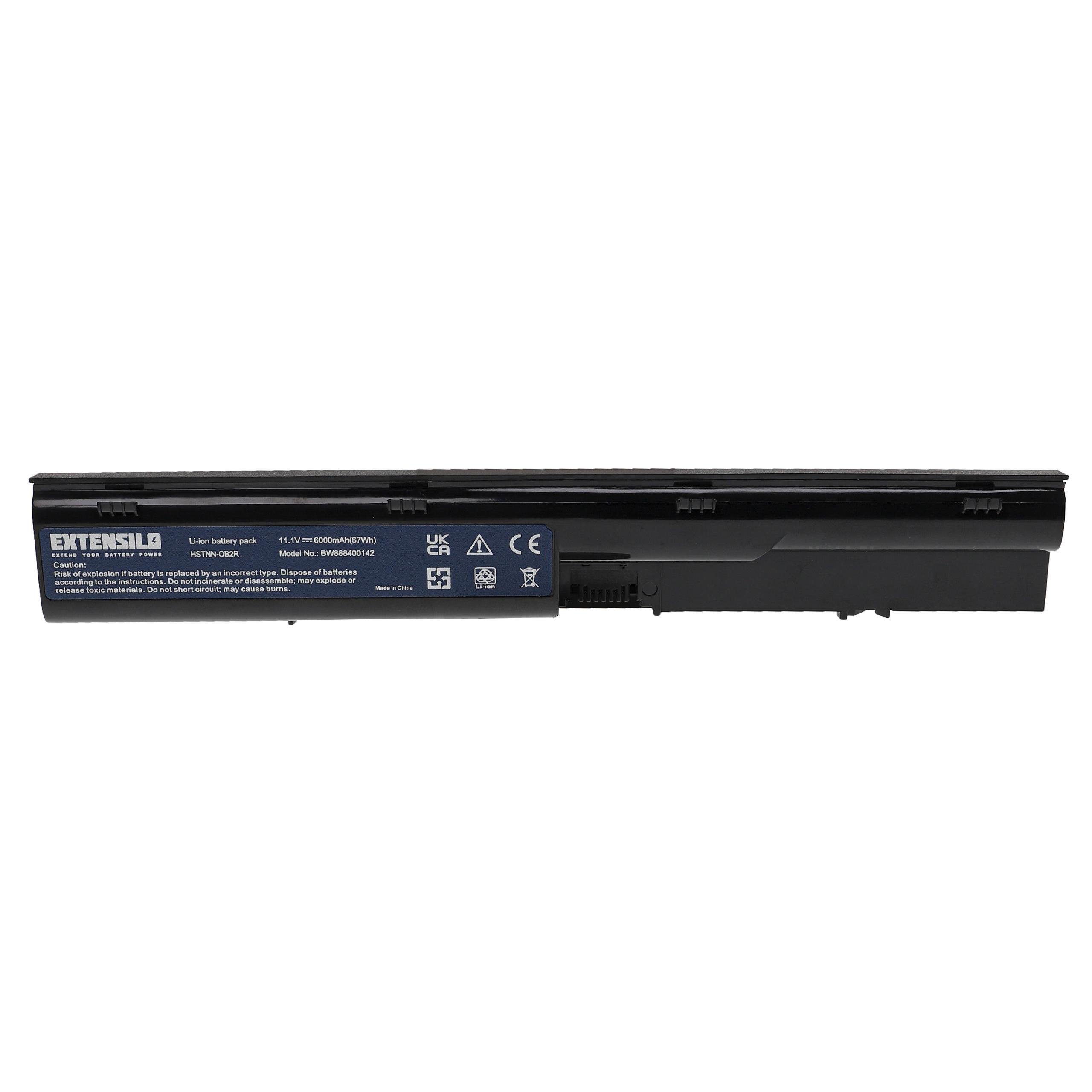 Extensilo Ersatz für HP HSTNN-I02C, HSTNN-I97C-3, HSTNN-I97C-4, HSTNN-I98C-5, Laptop-Akku 6000 mAh