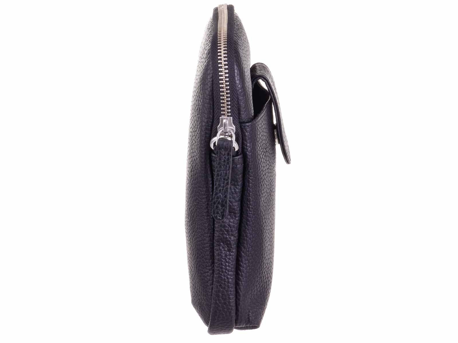 Prato Umhängetasche LM J07 Asif Rindleder glatt Handy Umhängetasche (ein Stück, 1-tlg., ca. B/H/T 13/22/3 cm), Modern