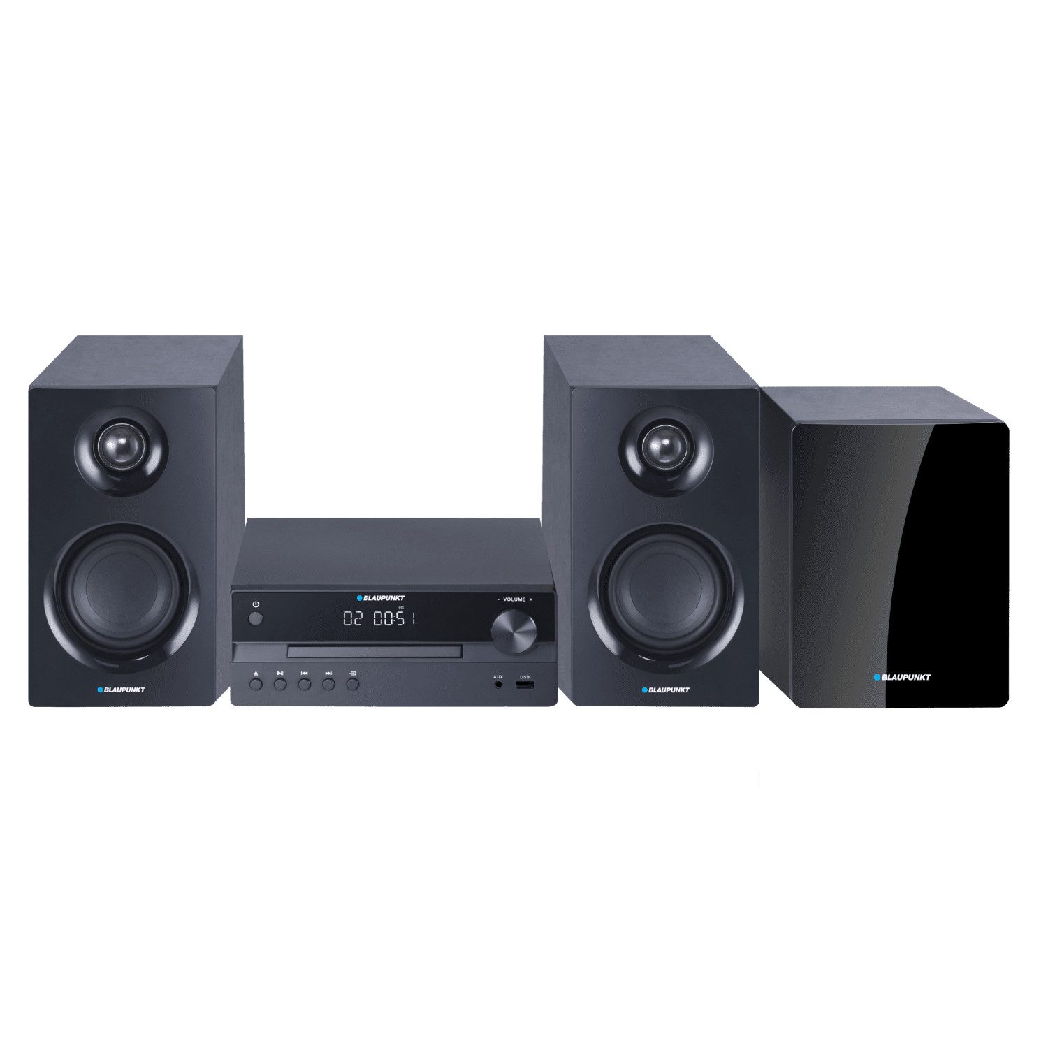 Blaupunkt MS55SUB Mikro-Stereoanlage mit Bluetooth und HDMI ARC Stereoanlage