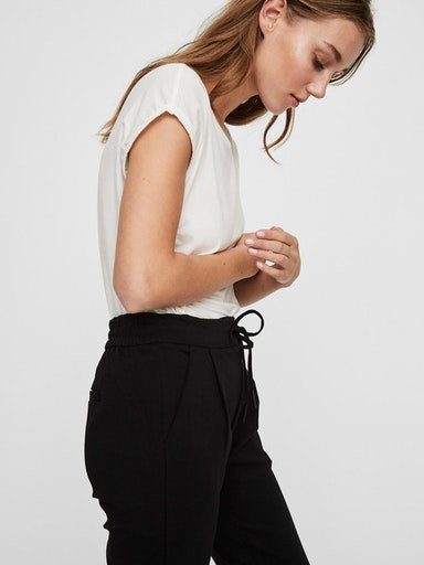 Vero Moda Jogger Pants VMEVA MR LOOSE STRING PANT GA NOOS hinten mit elastischem Bündchen