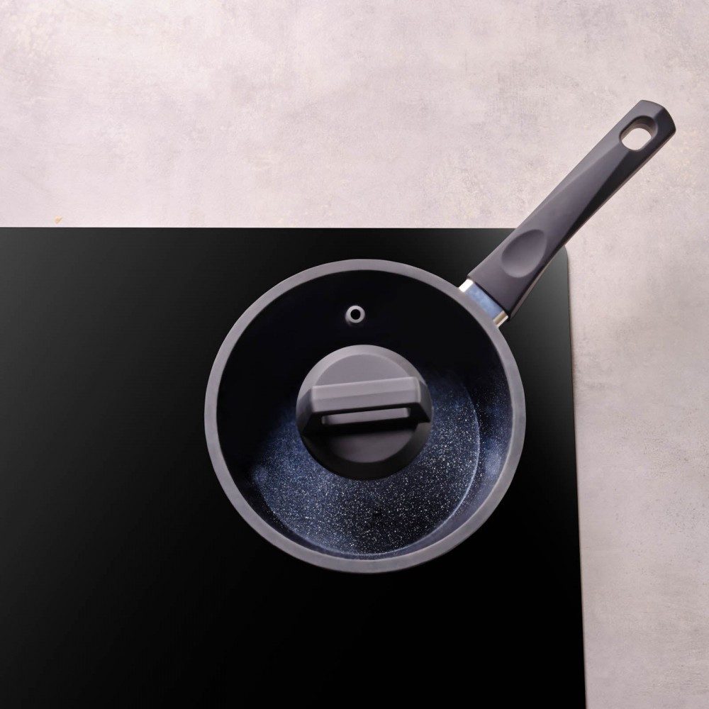 Karaca Topf-Set Karaca Aqua Granit Kochtopf Suppentopf Kochgeschirr Topf 18 cm