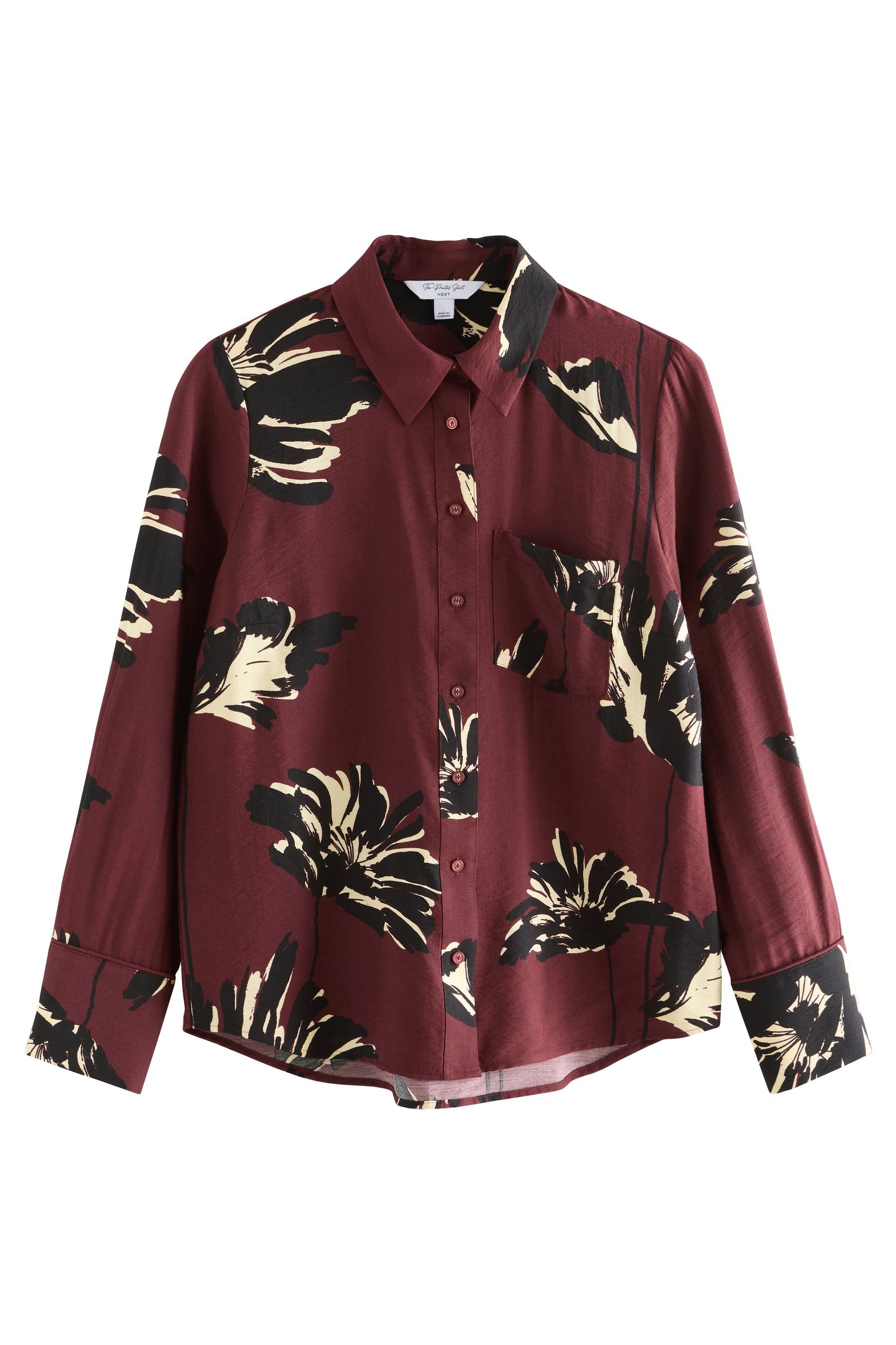 Next Langarmhemd Langärmeliges Button-down-Hemd (1-tlg) günstig online kaufen