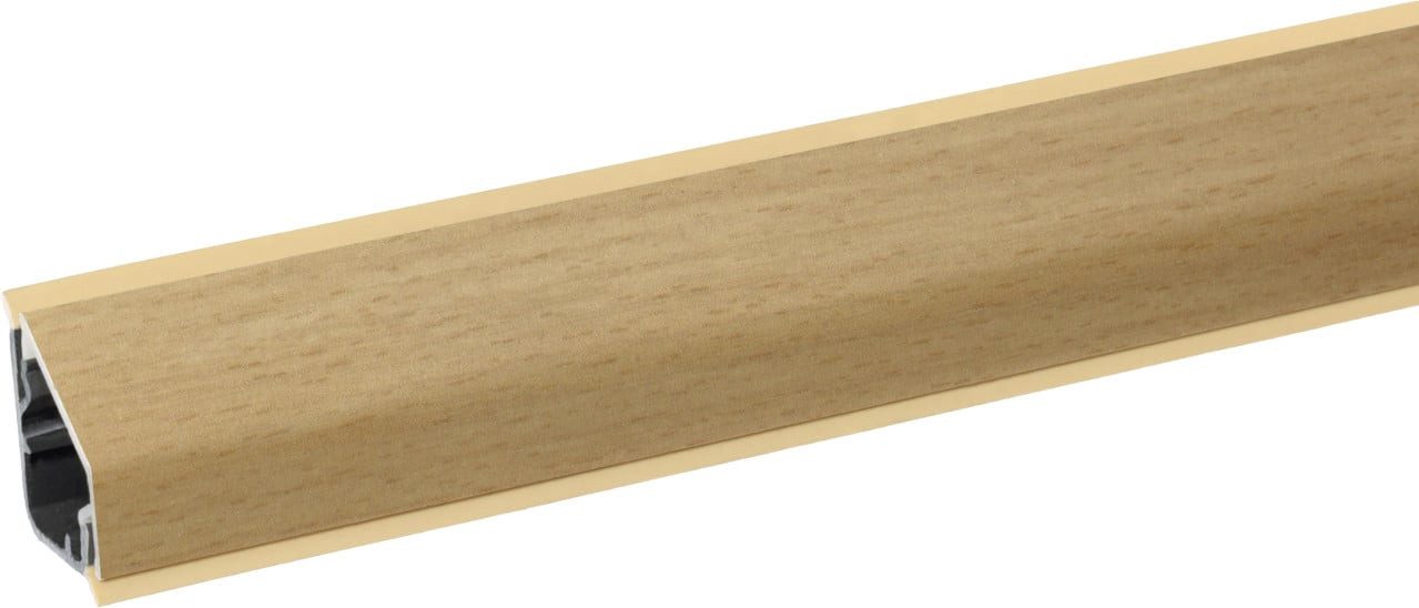 Kaindl Flooring Abschlussleiste Kaindl Wandanschlusssystem 63,5 cm 24 x 16 mm, Kunststoff