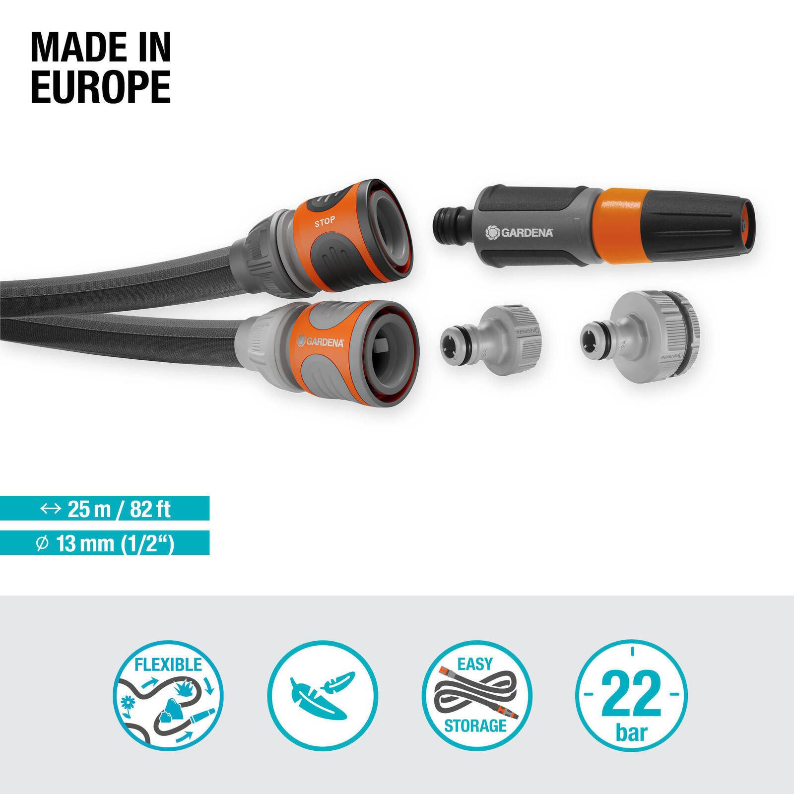 GARDENA Bewässerungssystem GARDENA Schlauch Liano™ 15m