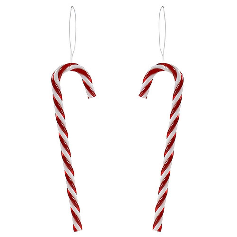 Florists Products Christbaumschmuck Christbaumschmuck Zuckerstange 18cm 12St - Weihnachtsdeko, 12 Stück