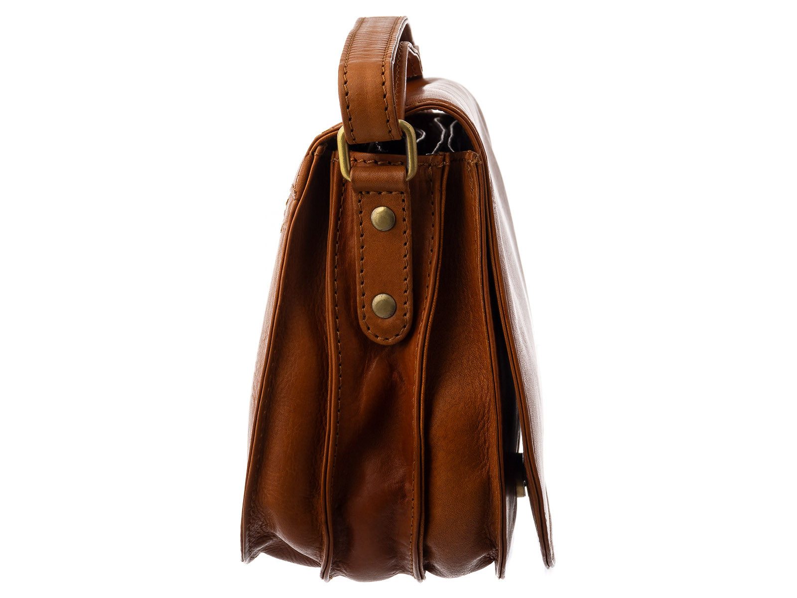 Prato Umhängetasche Jagdtasche Umhängetasche H401 Leder (1-tlg), Leder