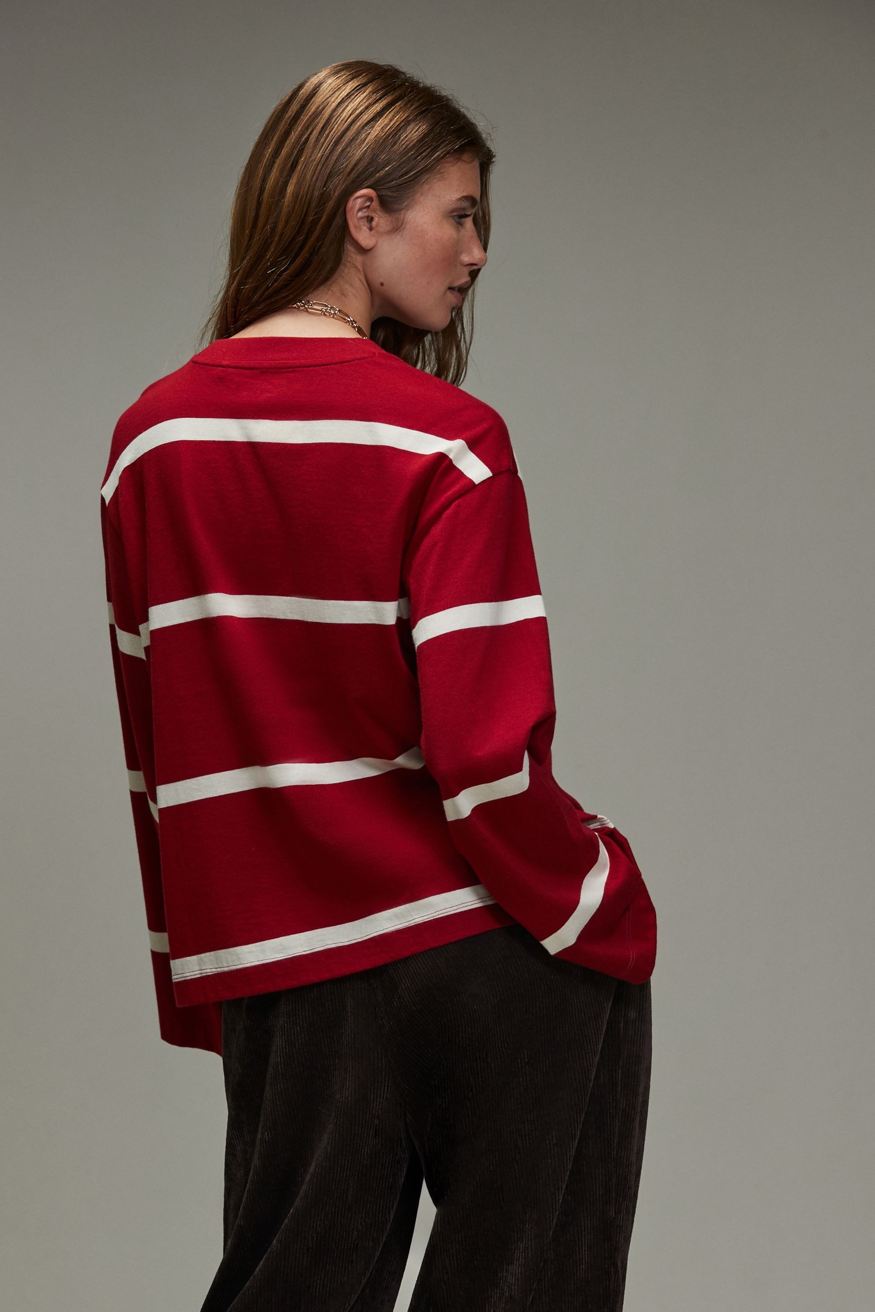 Next Langarmshirt Relaxed Fit Langarmshirt mit Rundhalsausschnitt (1-tlg) günstig online kaufen