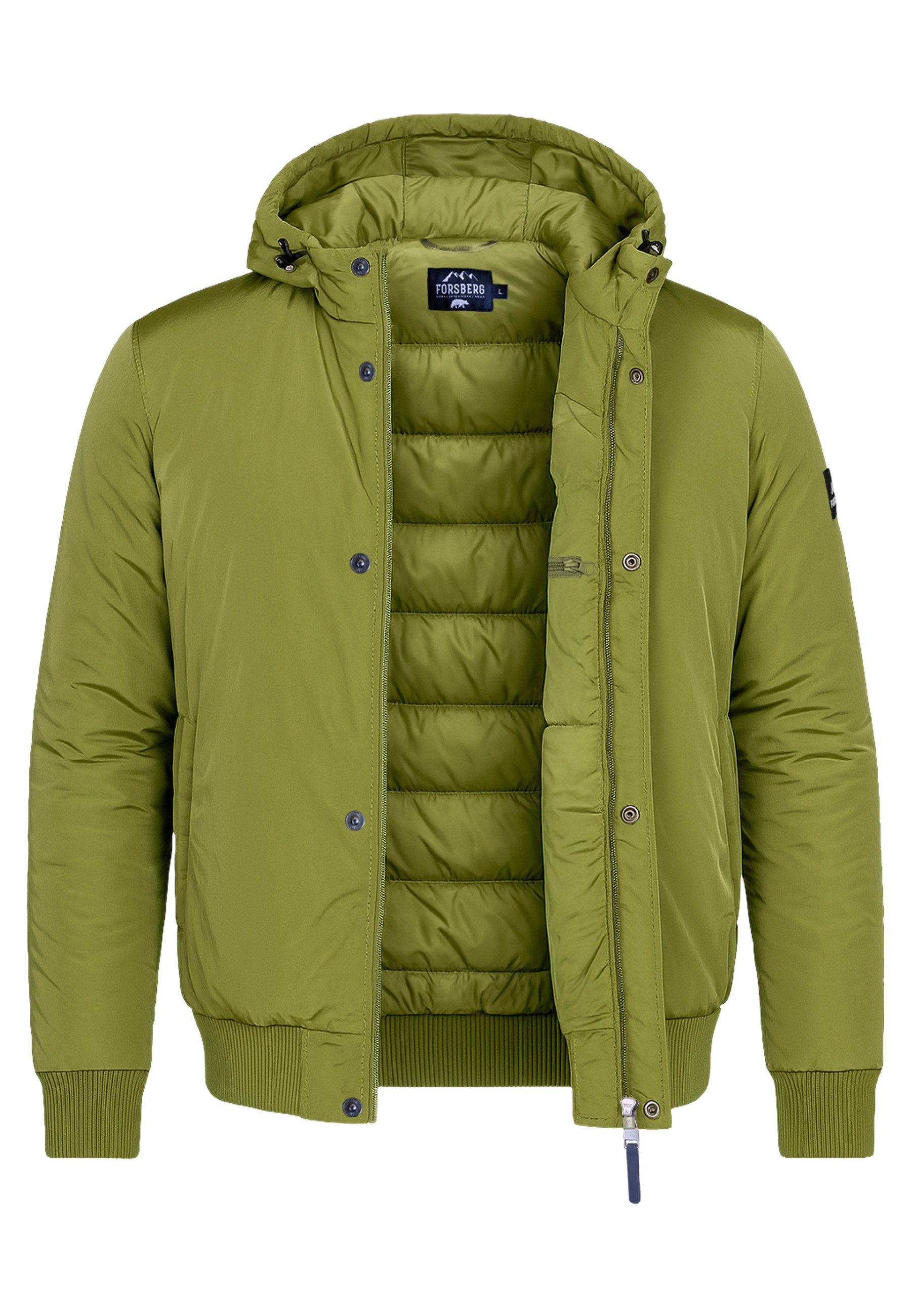 FORSBERG Allwetterjacke Winterjacke mit gefütterter Kapuze günstig online kaufen