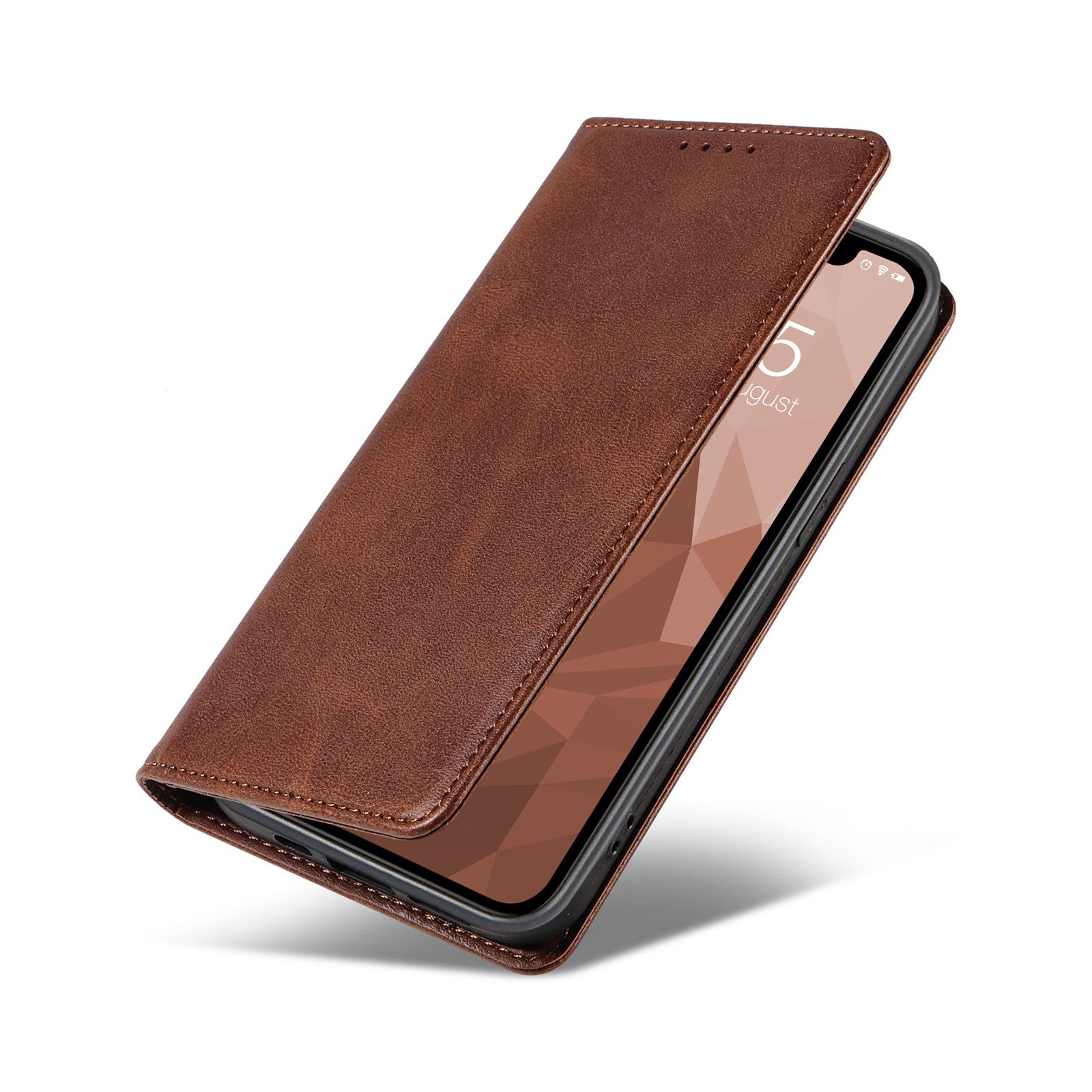 Tec-Expert Handyhülle Tasche Hülle für Apple iPhone 11 6.1 Zoll, 6.1", Cover Klapphülle Case mit Kartenfach Fliphülle aufstellbar – Bild 4 von 5