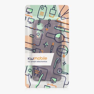 kwmobile Handyhülle Handyhülle für Xiaomi 12 Lite 5G, Silikon Case metallisch schimmernd - Soft Hülle - Handy Cover