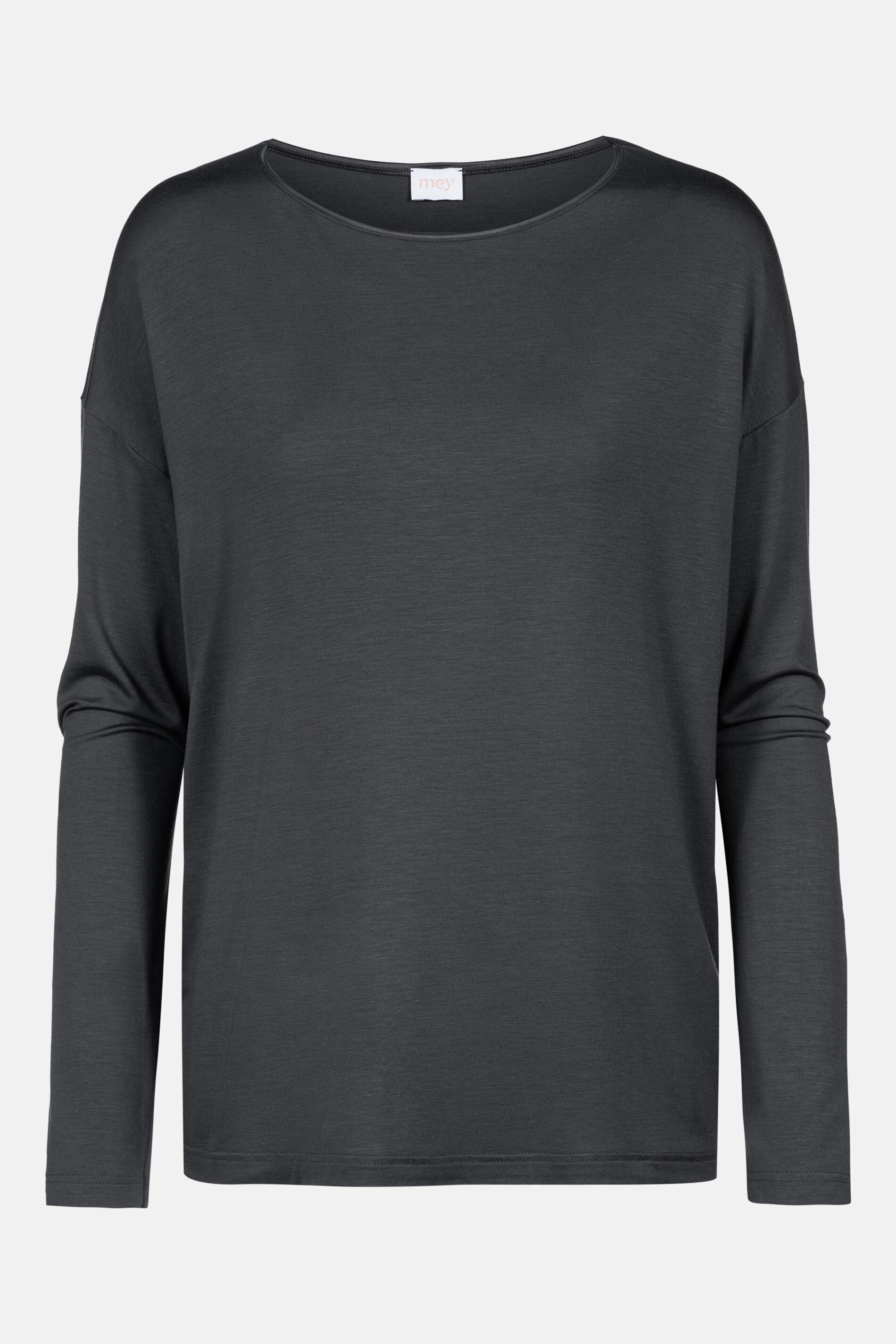 Mey Pyjamaoberteil Damen Serie Pure Chic Uni (1-tlg) günstig online kaufen