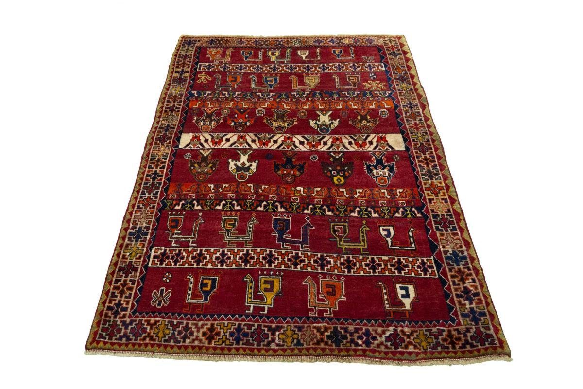 10 Trading, / Orientteppich rechteckig, Nain 121x173 Shiraz Handgeknüpfter Perserteppich, Höhe: mm Orientteppich