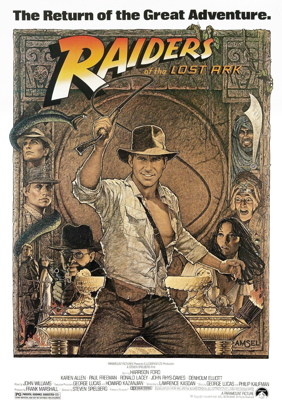 Close Up Poster Indiana Jones Poster 68,5 x 101,5 cm