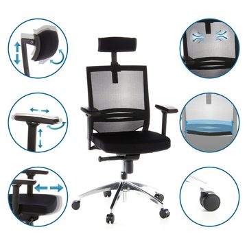 hjh OFFICE Drehstuhl Profi Bürostuhl PORTO MAX Stoff (1 St), Schreibtischstuhl ergonomisch