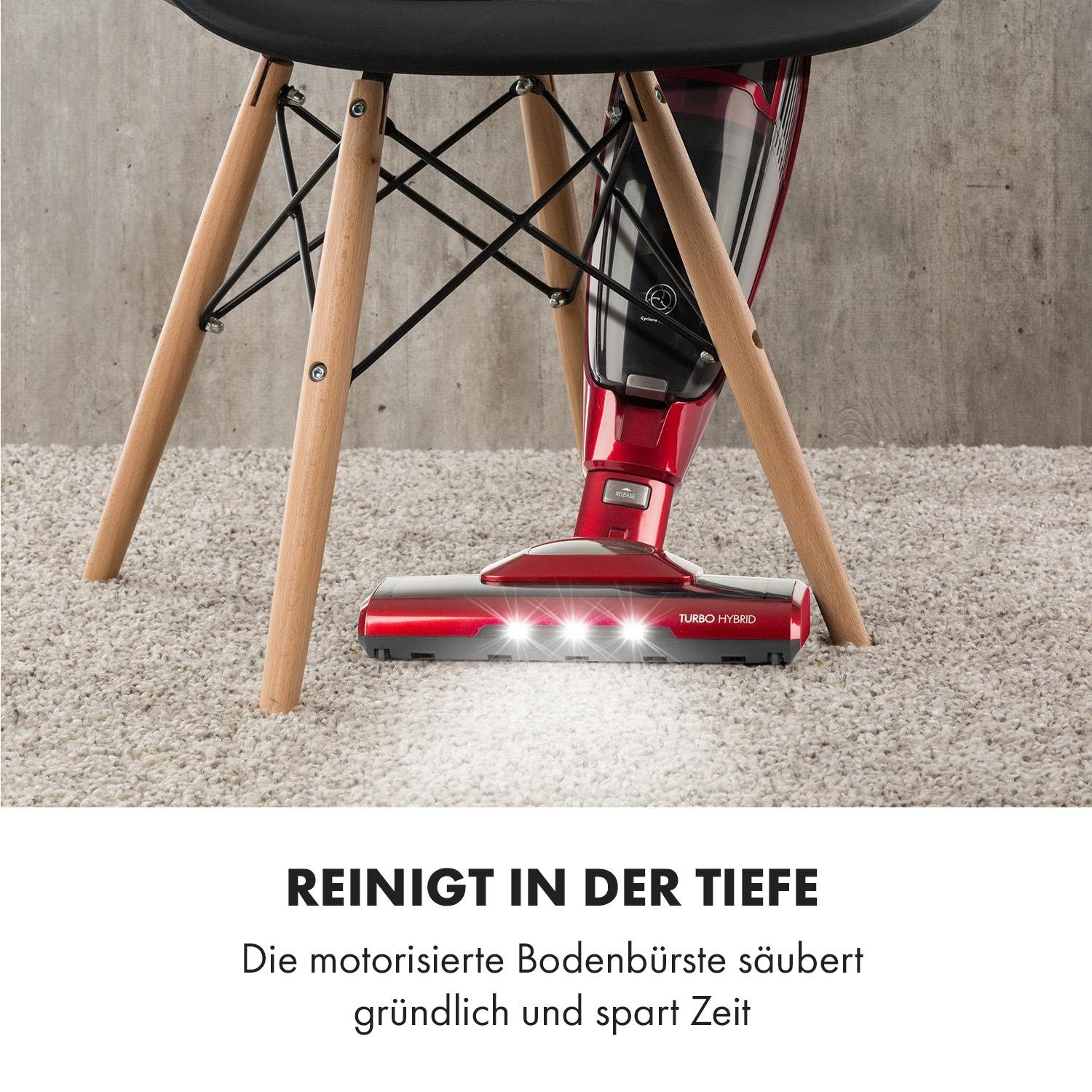 Klarstein Bodenstaubsauger TurboHybrid Staubsauger, 100 W