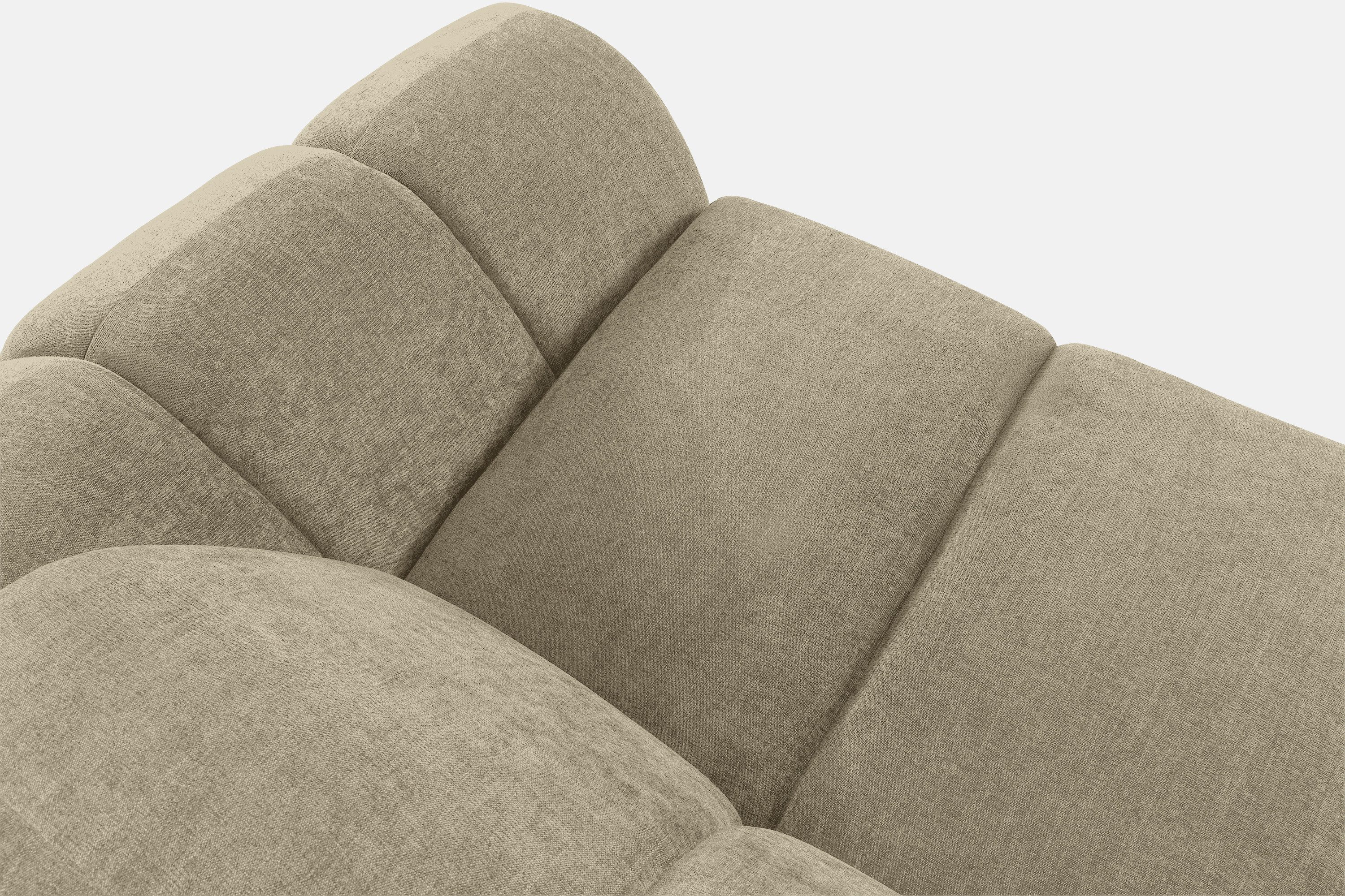KONSIMO® Ecksofa FLAVA Premiumqualität aus EU, modulare Kollektion, Retro-Modern, links Ecksofa, handgefertigt, hochwertige Wellenfedern, höchster Komfort