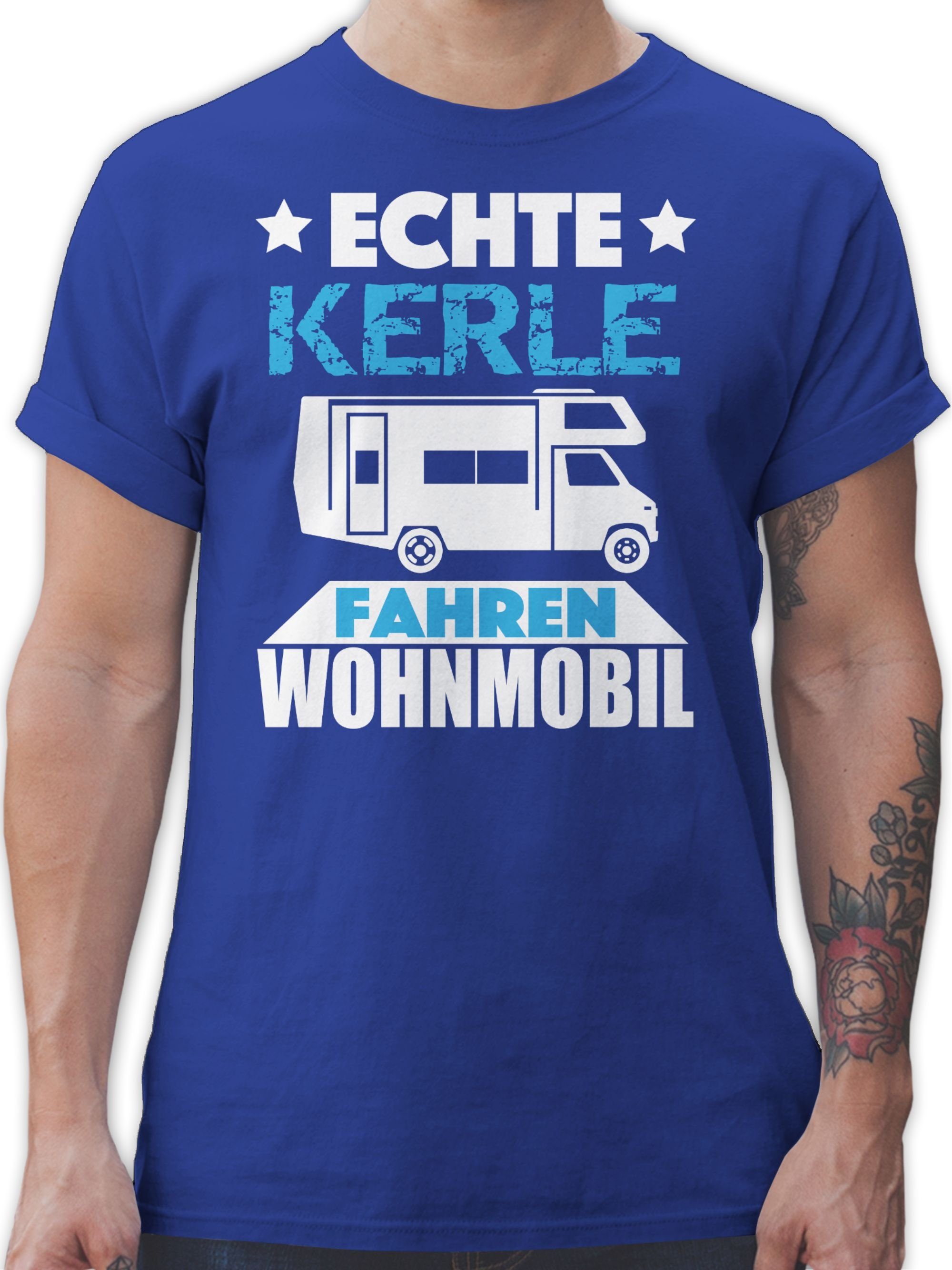 Shirtracer T-Shirt Echte Kerle fahren Wohnmobil Fahrzeuge
