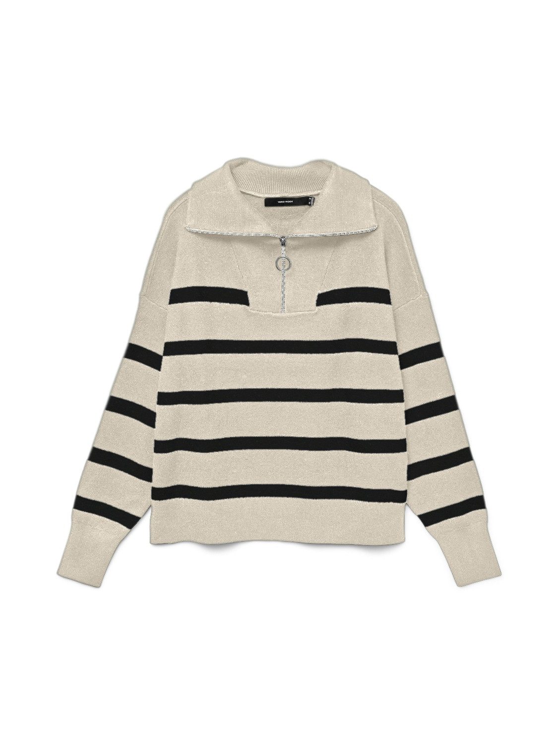 Vero Moda Troyer VMSABA STRIPE LS HIGHNECK BLOUSE GA NOOS