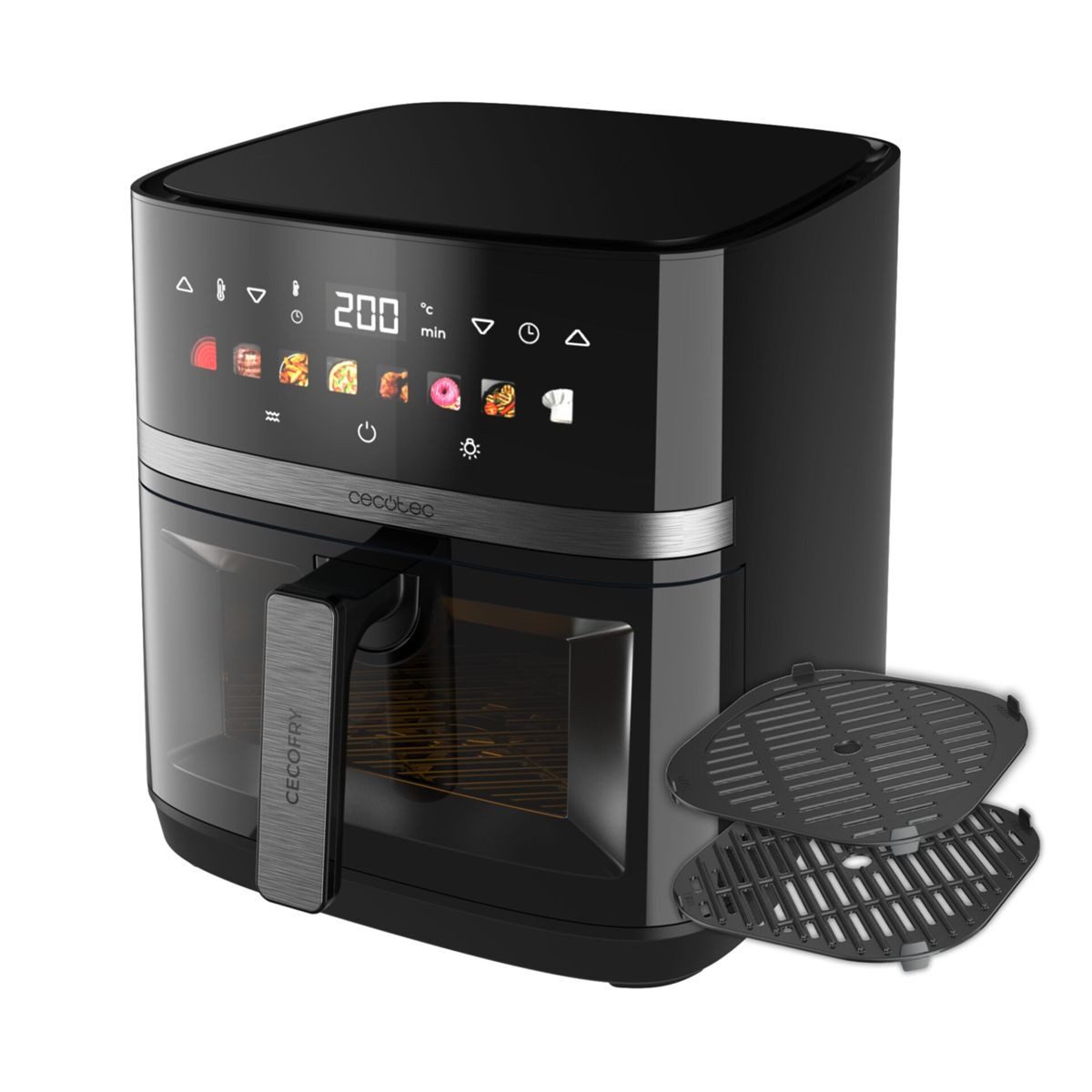 Cecotec Heißluftfritteuse Cecofry&Grill Duoheat 8000 Fritteuse
