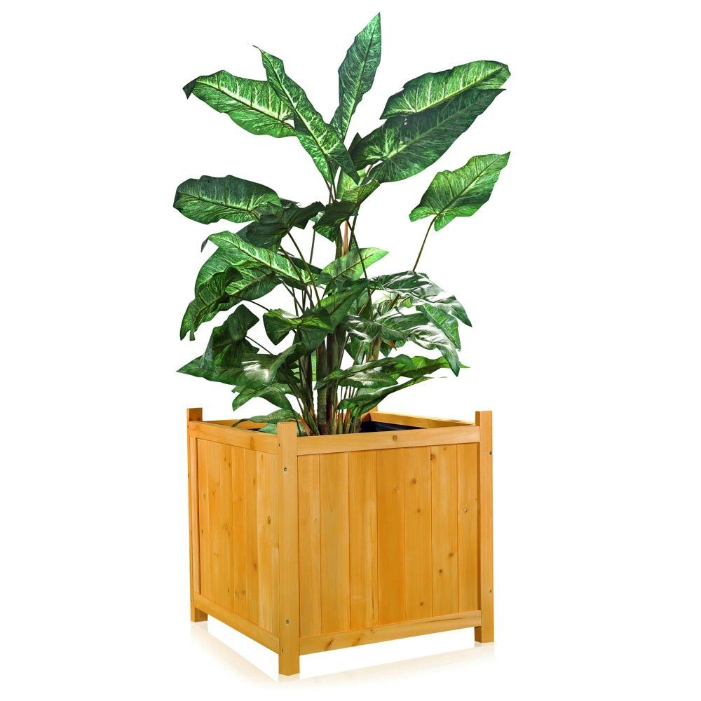 Feel2Home Blumentopf 50x50cm Blumenkübel Holz Pflanzkasten günstig online kaufen