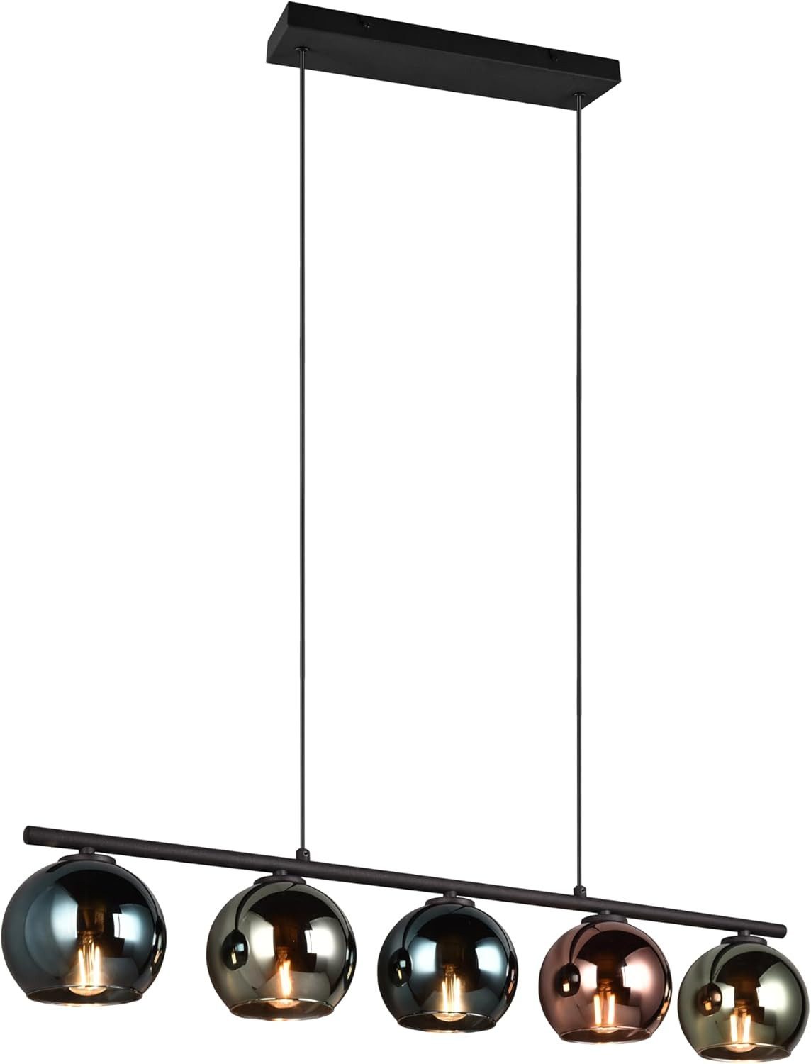 lightling Pendelleuchte Shawn, ohne Leuchtmittel, In der Höhe anpassbar, IP20