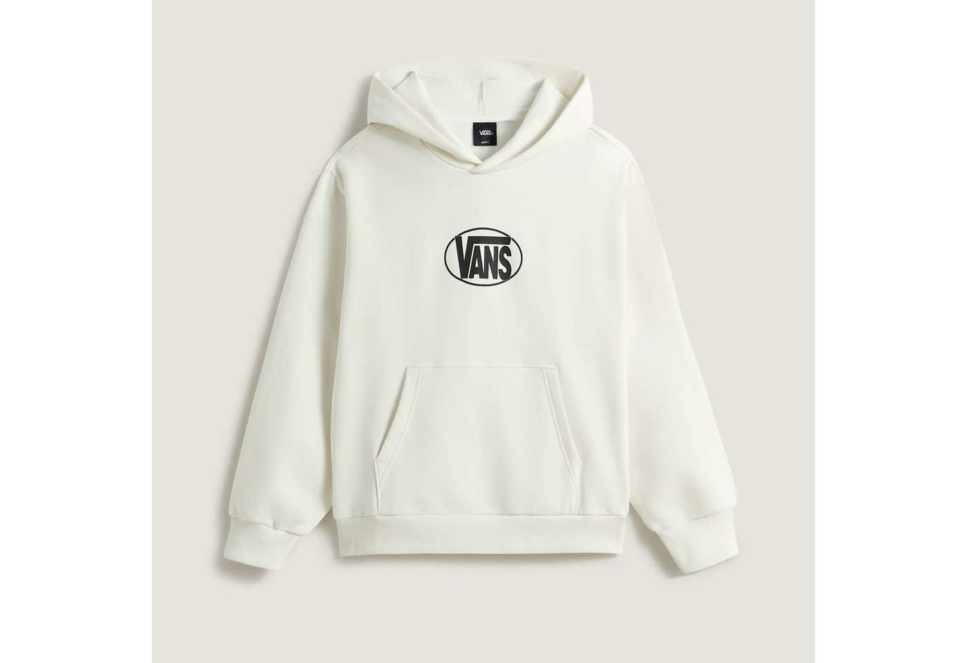 Vans Kapuzensweatshirt OVAL LOGO RELAXED PULLOVER mit Kapuze, aus Baumwolle, Langarm, in normaler Länge