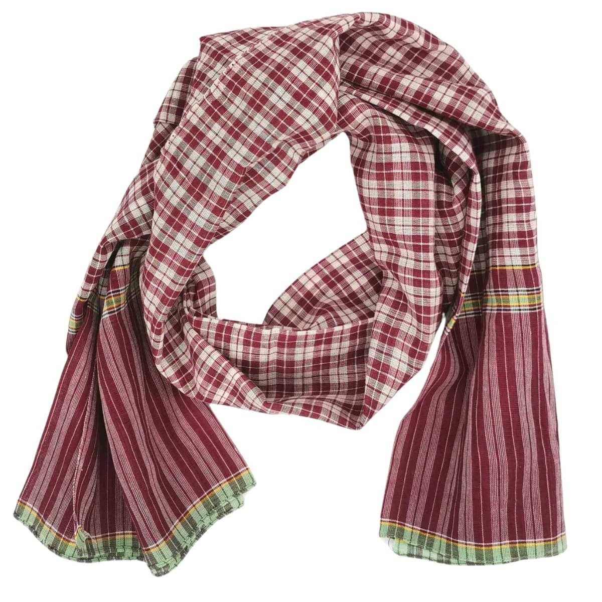 PANASIAM Karotuch Krama Schal aus gewebter Baumwolle in verschiedenen Designs, traditioneller kambodschanisches Tuch bis 95 Grad waschbar