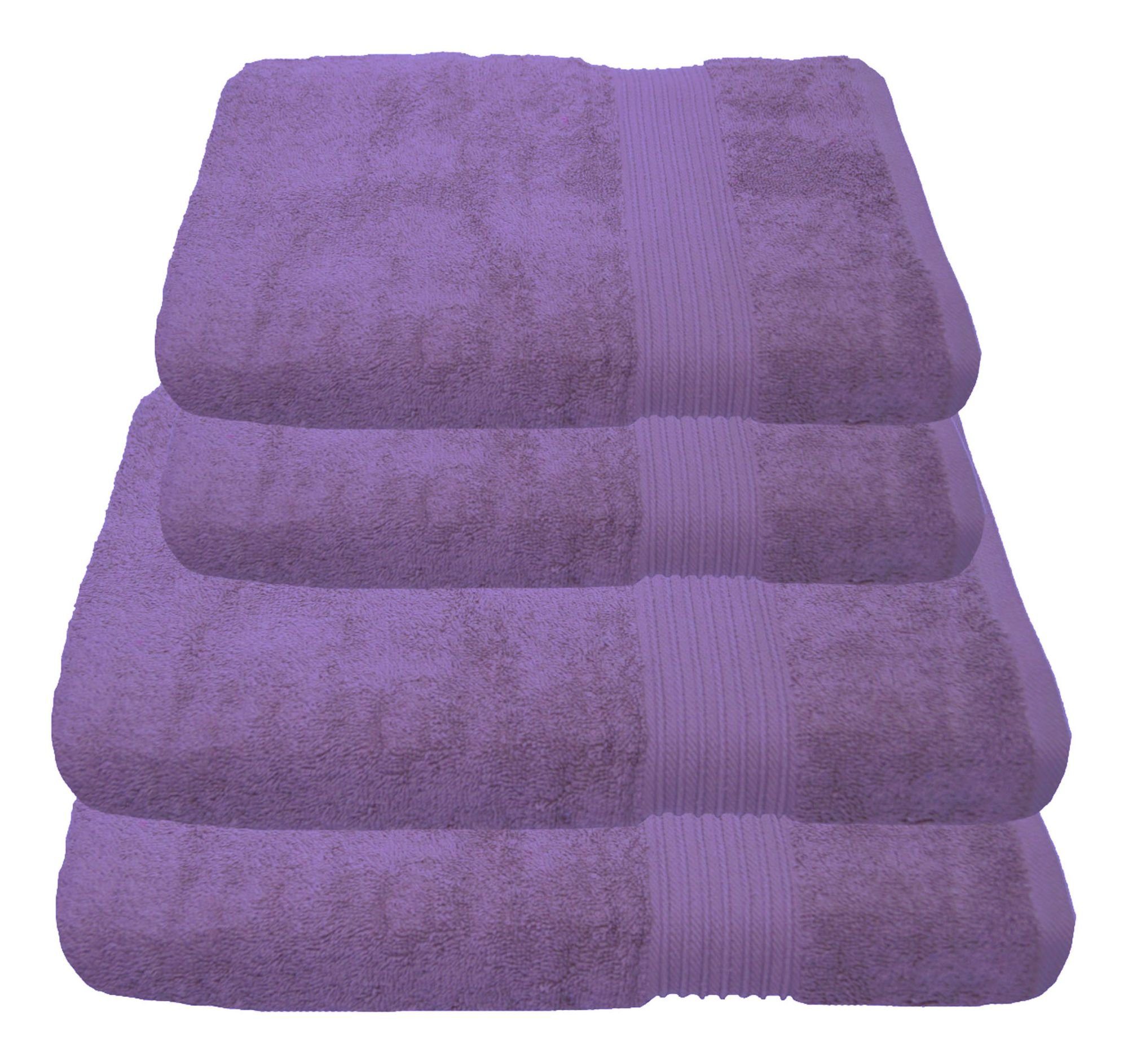 Julie Julsen Handtücher 4-Handtücher-Lavendel, Baumwolle (4-St) günstig online kaufen