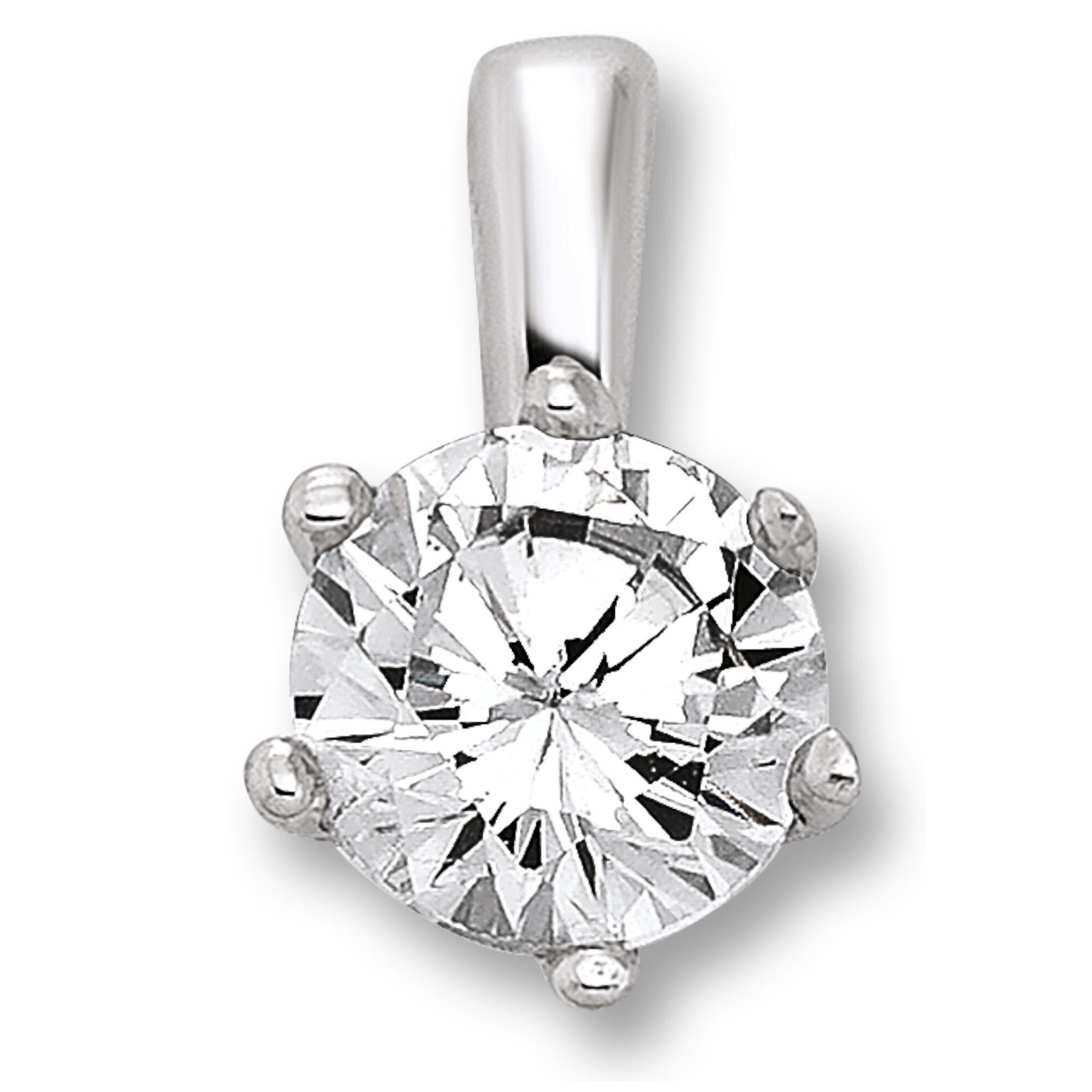 Kettenanhänger Zirkonia Anhänger aus 925 Silber