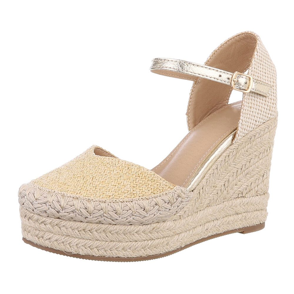 Ital-Design Moderne Espadrilles mit Keilabsatz für günstig online kaufen