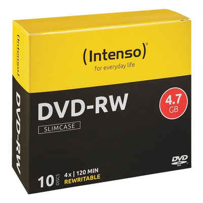 Intenso DVD-Rohling DVD-RW, 4,7 GB, mehrfach beschreibbar