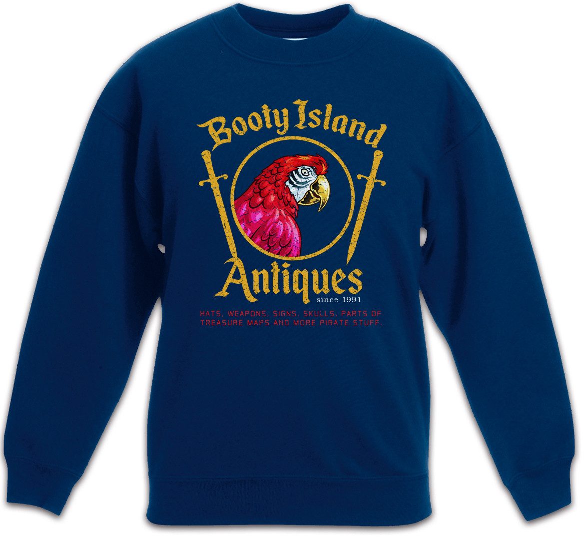 Sweatshirt Booty Island Antiques Kinderpullover The Game Secret of Logo Monkey
