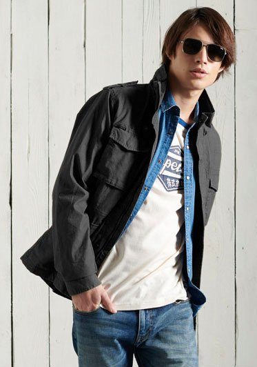 superdry field jacket olive