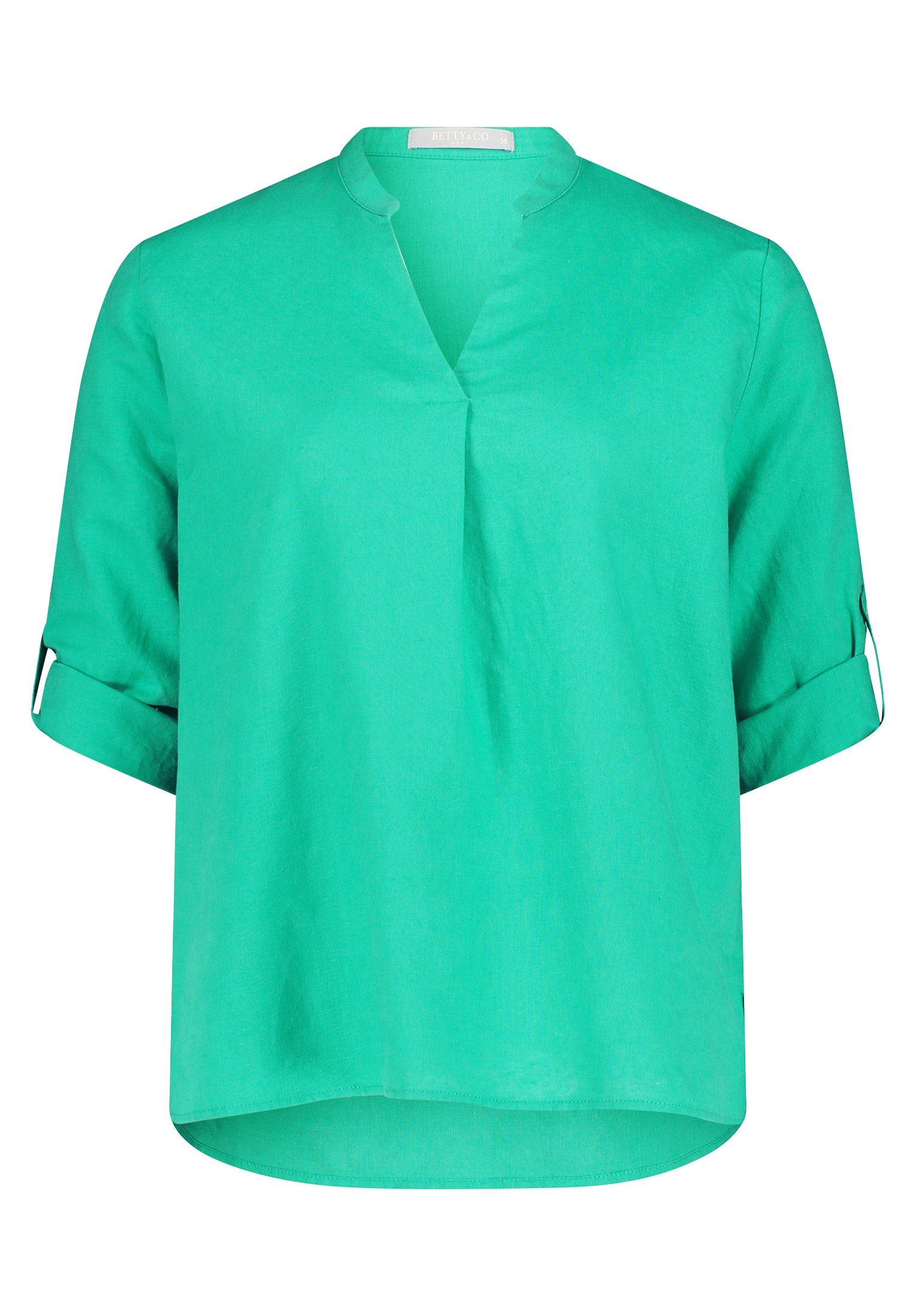 Betty&Co Klassische Bluse Bluse Kurz 3/4 Arm