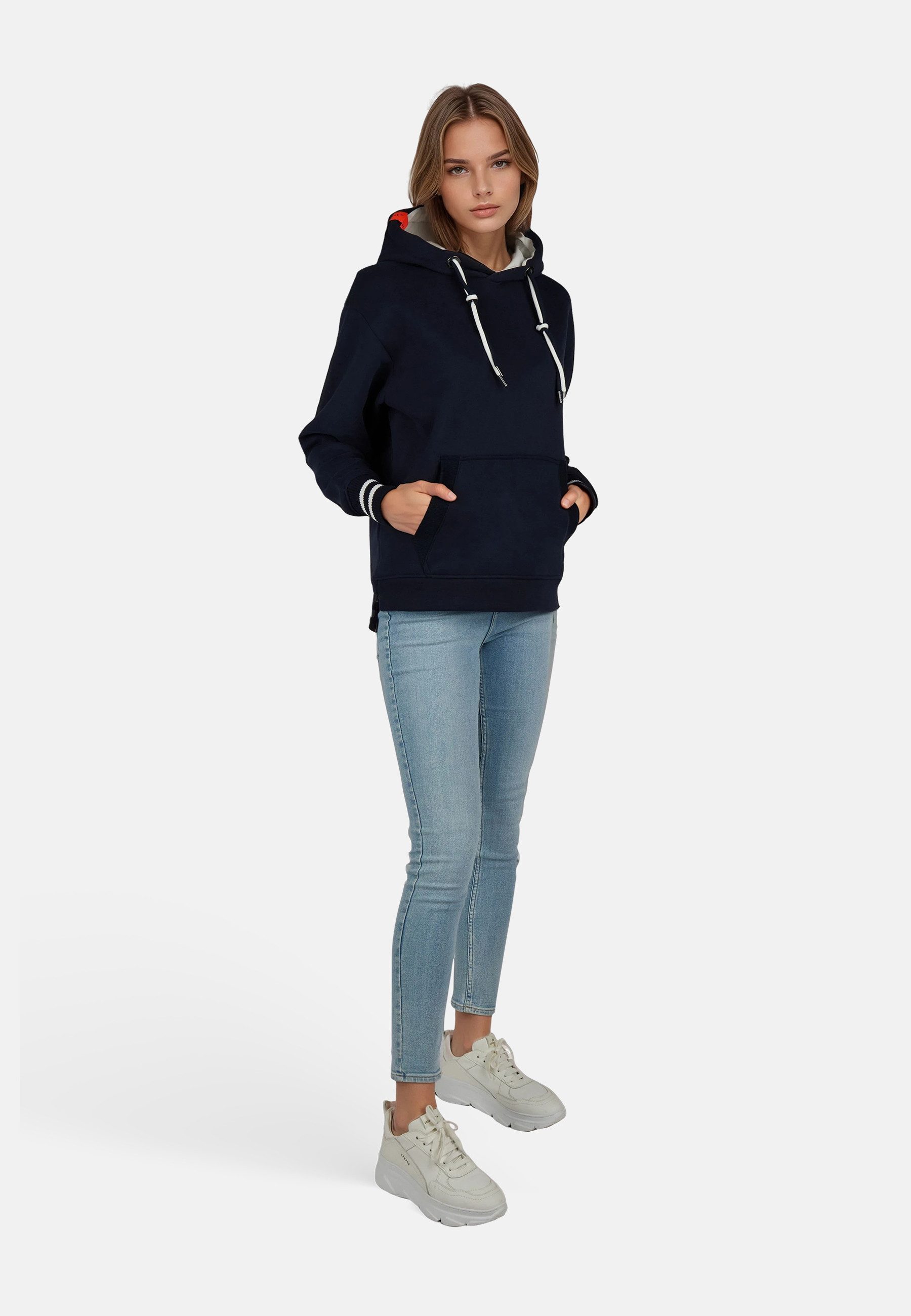 salzhaut Hoodie VERDADDERT Damen Oversized salzhaut Kapuzenpullover – bequemer Fit und nordisch klares Design
