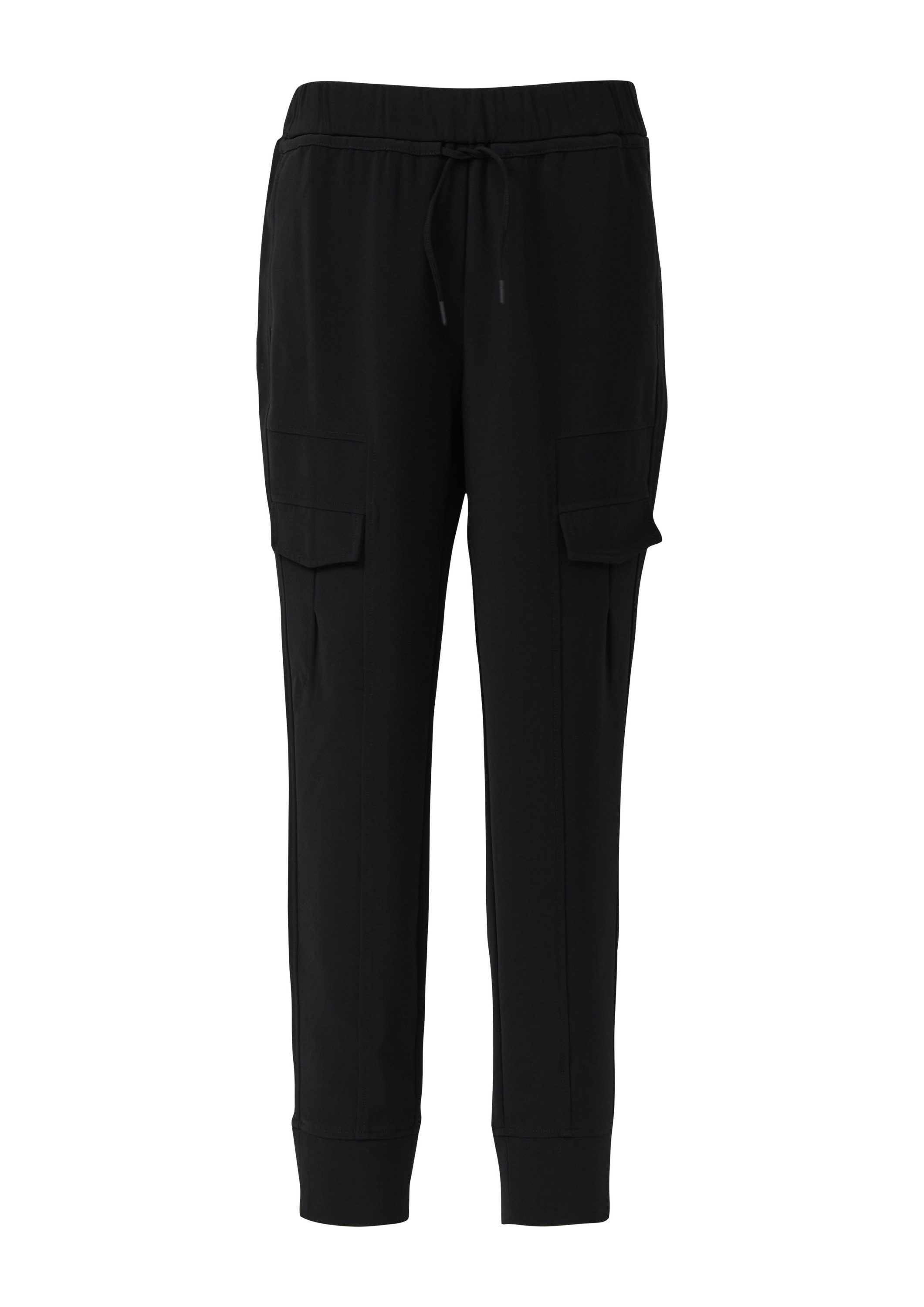 s.Oliver 7/8-Hose Hose 7/8-Hose mit Ziertaschen im Cargo-Stil