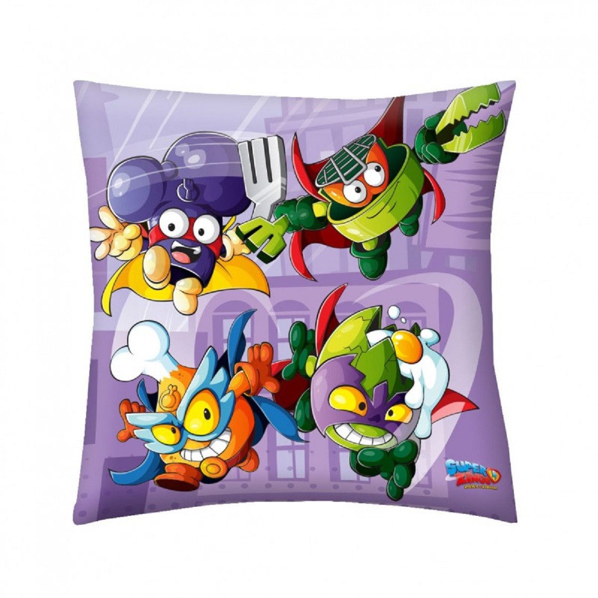 Super Zings Dekokissen - Kuschelkissen (1 Stk) 40 x 40 cm aus Polyester